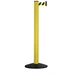 Gurtpfosten einfach D83xH1000mm Pfosten gelb Gurt gelb/schwarz VIA GUIDE Gurtpfosten einfach D83xH1000mm Pfosten gelb Gurt gelb/schwarz VIA GUIDE