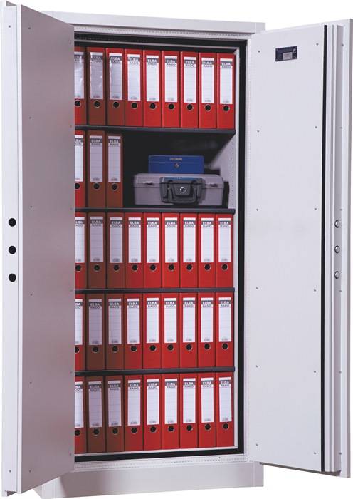 Dokumentenschrank H1950xB950xT550mm 2 Türen,4 Fachböden Anz.Ordner 45