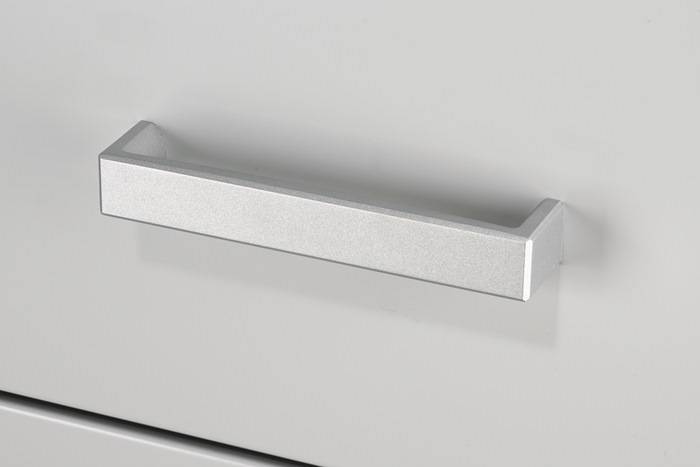 Hängeregistraturschrank H1350xB800xT600mm 2-bahnig lichtgrau o.Softeinzug