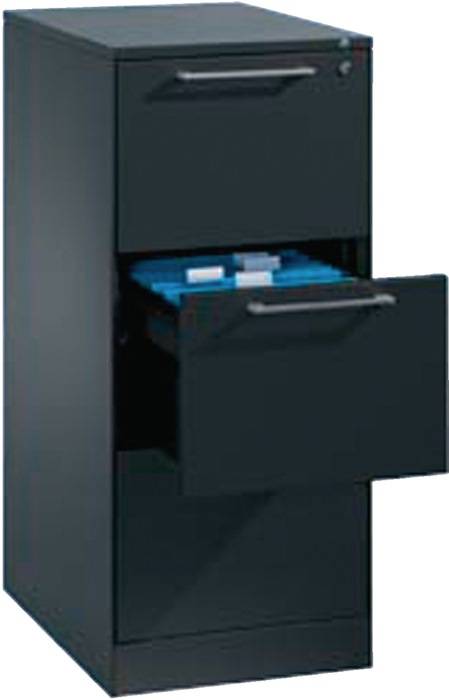 Hängeregistraturschrank lichtgrau/lichtgrau H998xB440xT600mm Trgf.50kg C+P
