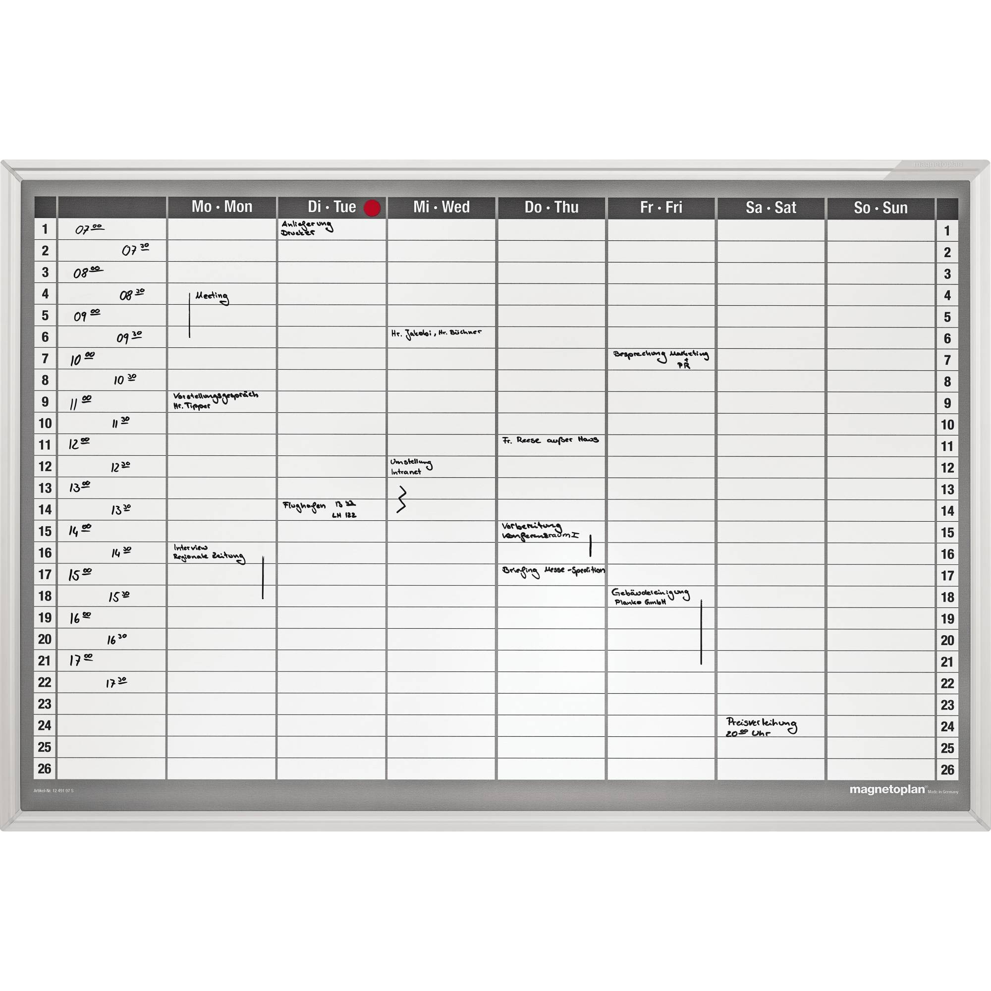 magnetoplan Wochenplaner CC 1249107S