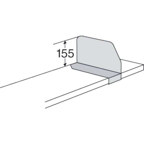 Fachteiler verschiebbar für Büro-Regal Progress 500 Tiefe 30cm