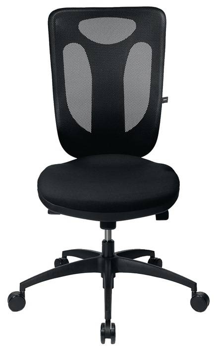 Bürodrehstuhl Net Pro 100 m.Punktsynchrontechnik schwarz 450-550mm m.Rollen