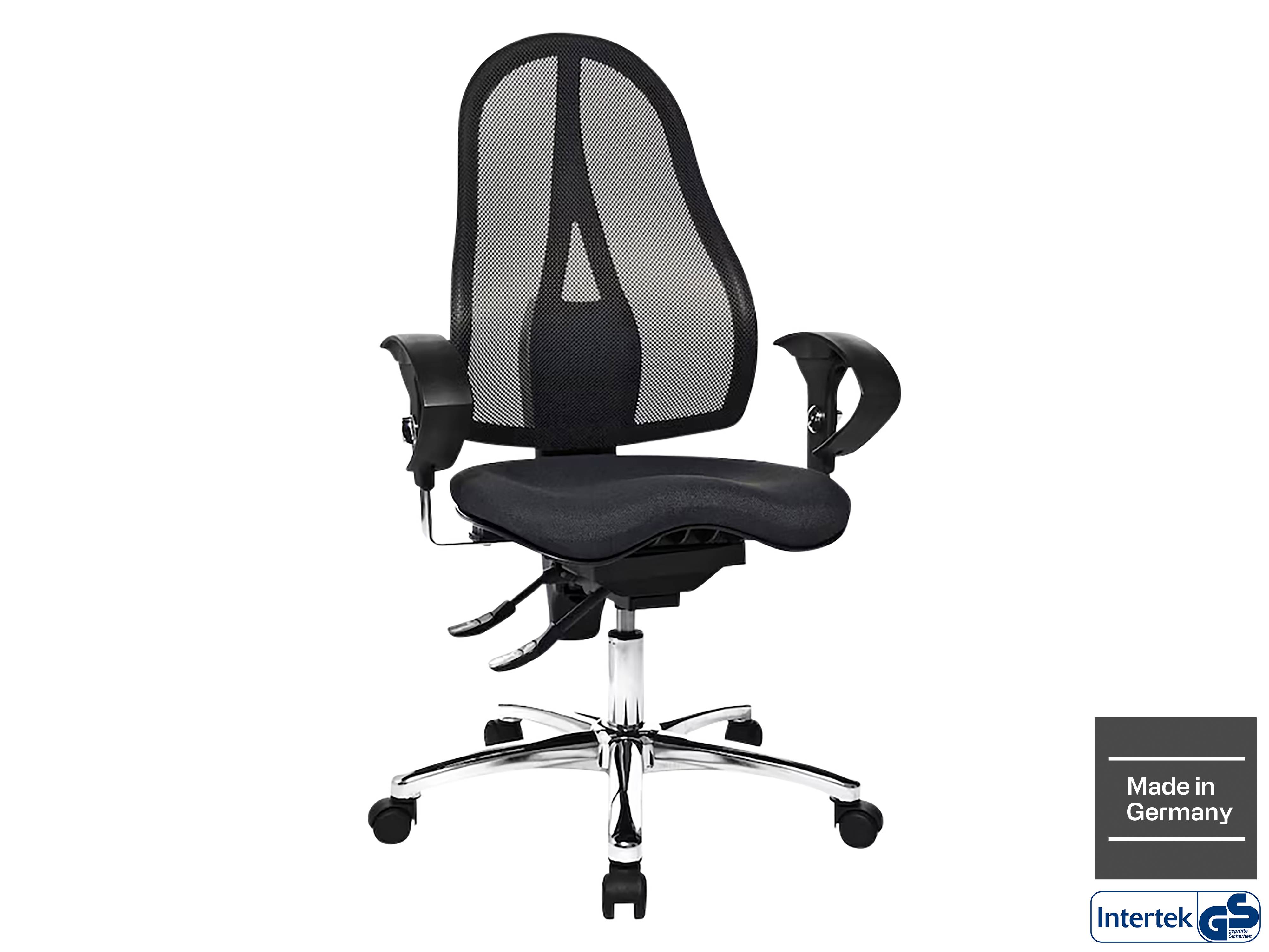 TOPSTAR Bürostuhl Sitness 15 schwarz inkl. Armlehnen