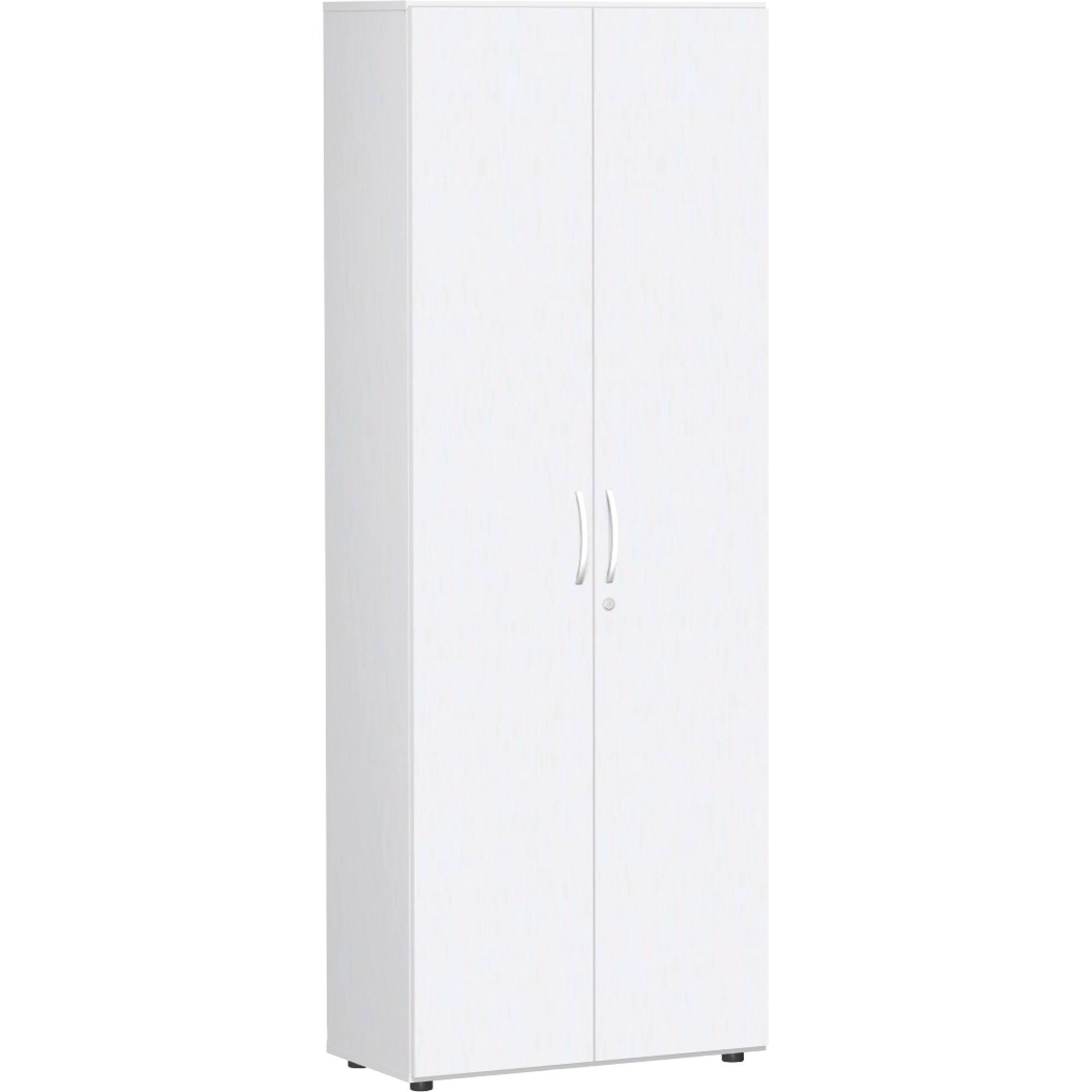 Flügeltürenschrank Flex S-386128-WW 6OH Garderobe weiß