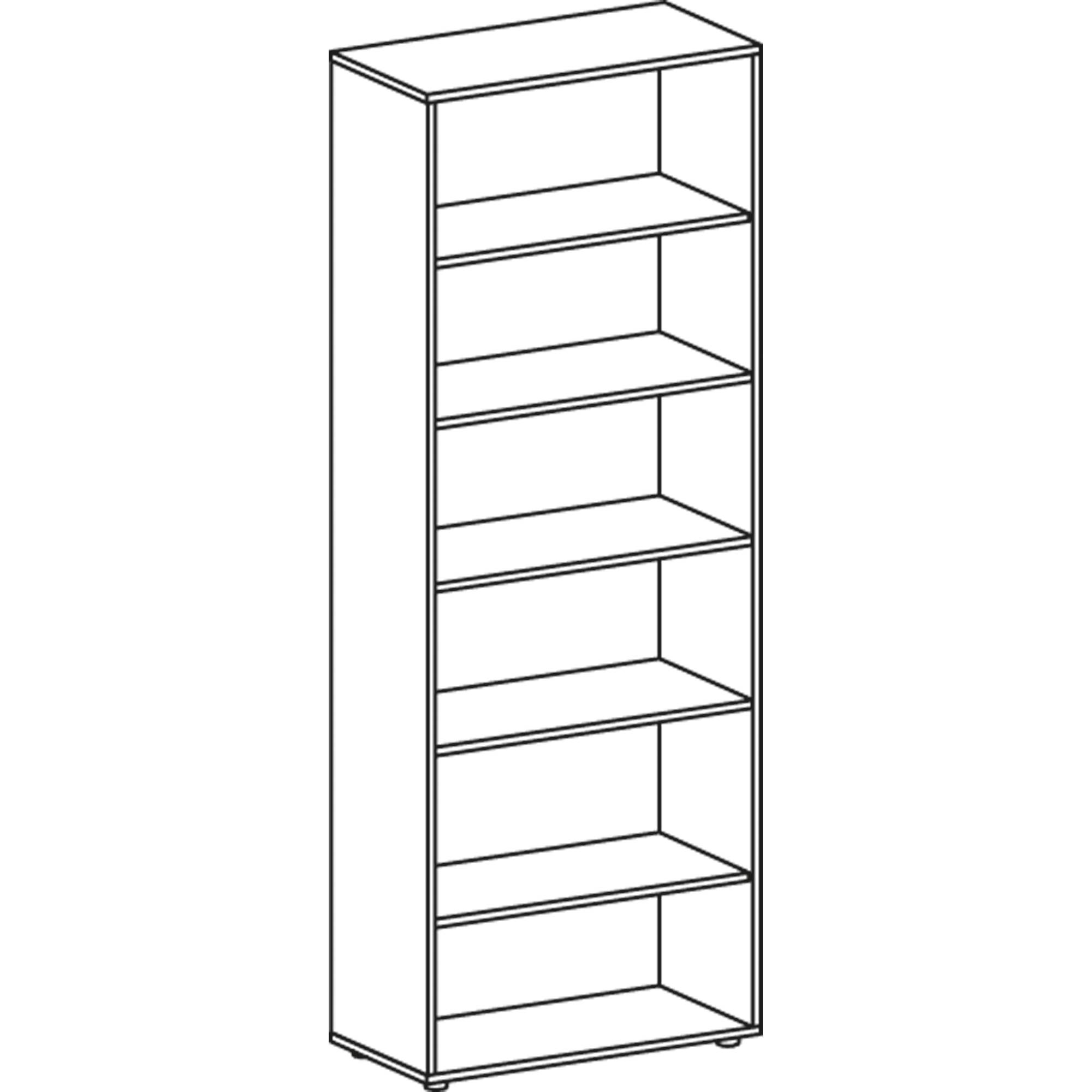 Geramöbel Regal Flex S-386001-A 6OH 6Böden 800x2.160x400mm ah