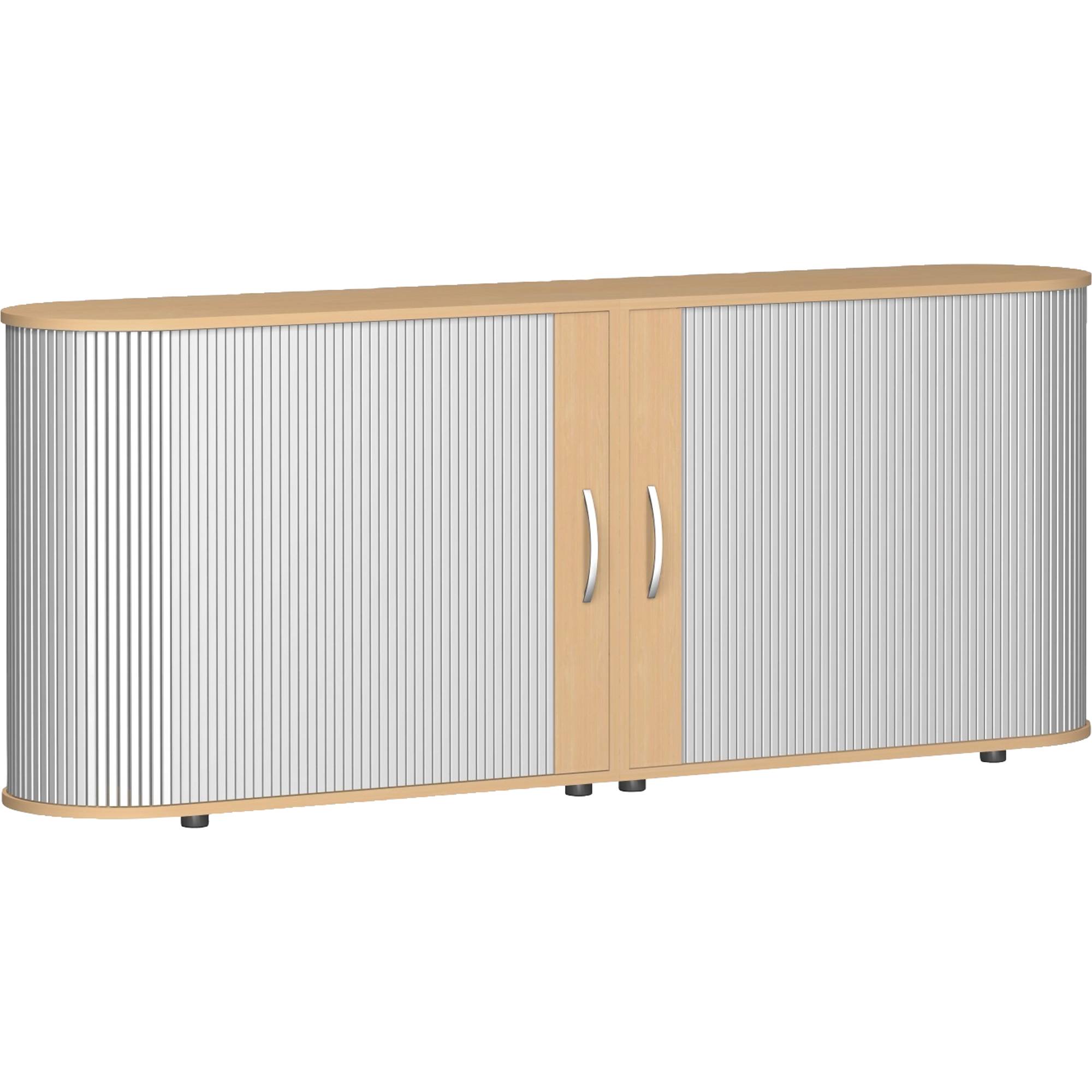 Geramöbel Rollladenschrank Flex S-382104-SB 2OH 200x80x40cm bu/si