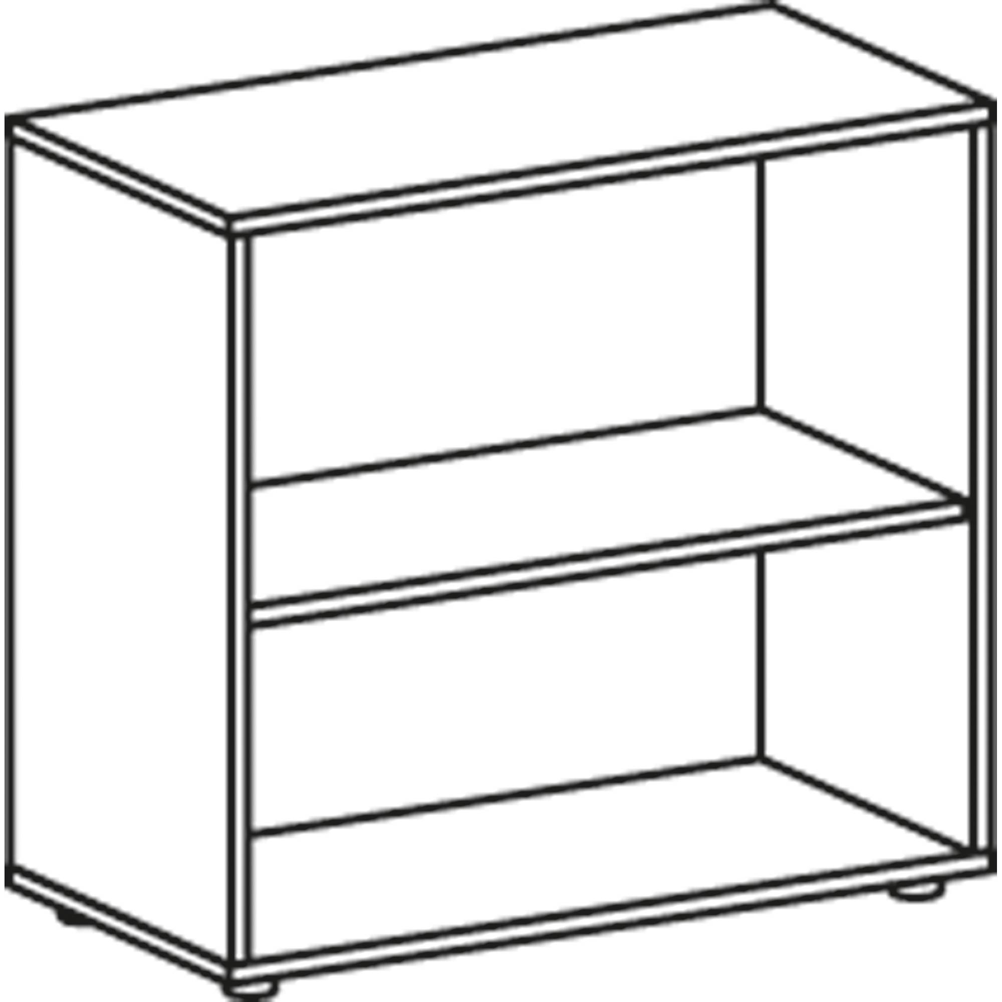 Geramöbel Regal Flex S-382001-A 2OH 2Böden 800x752x400mm ah