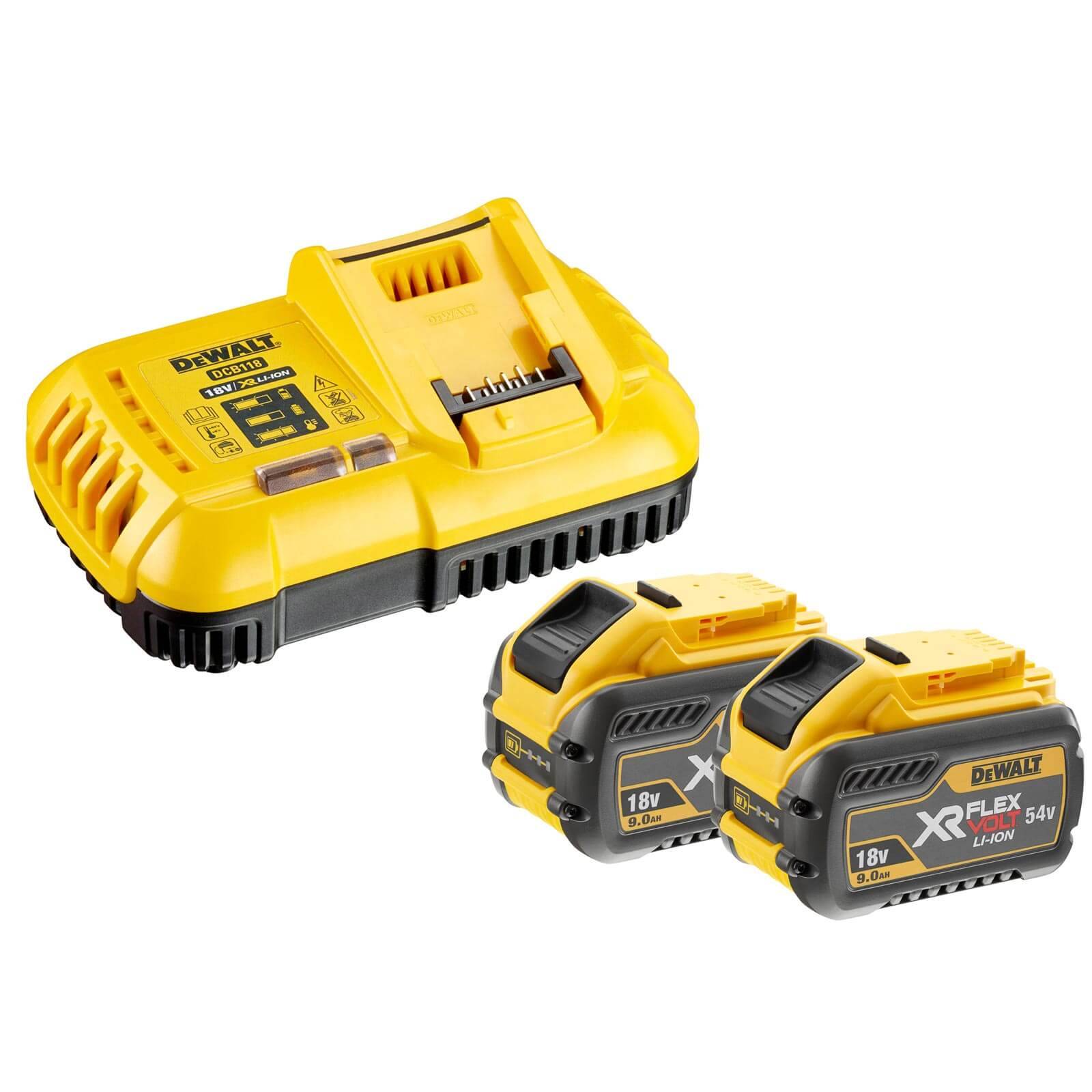DeWALT Akku-Set DCB118X2-QW FlexVolt 54 V 162 Wh