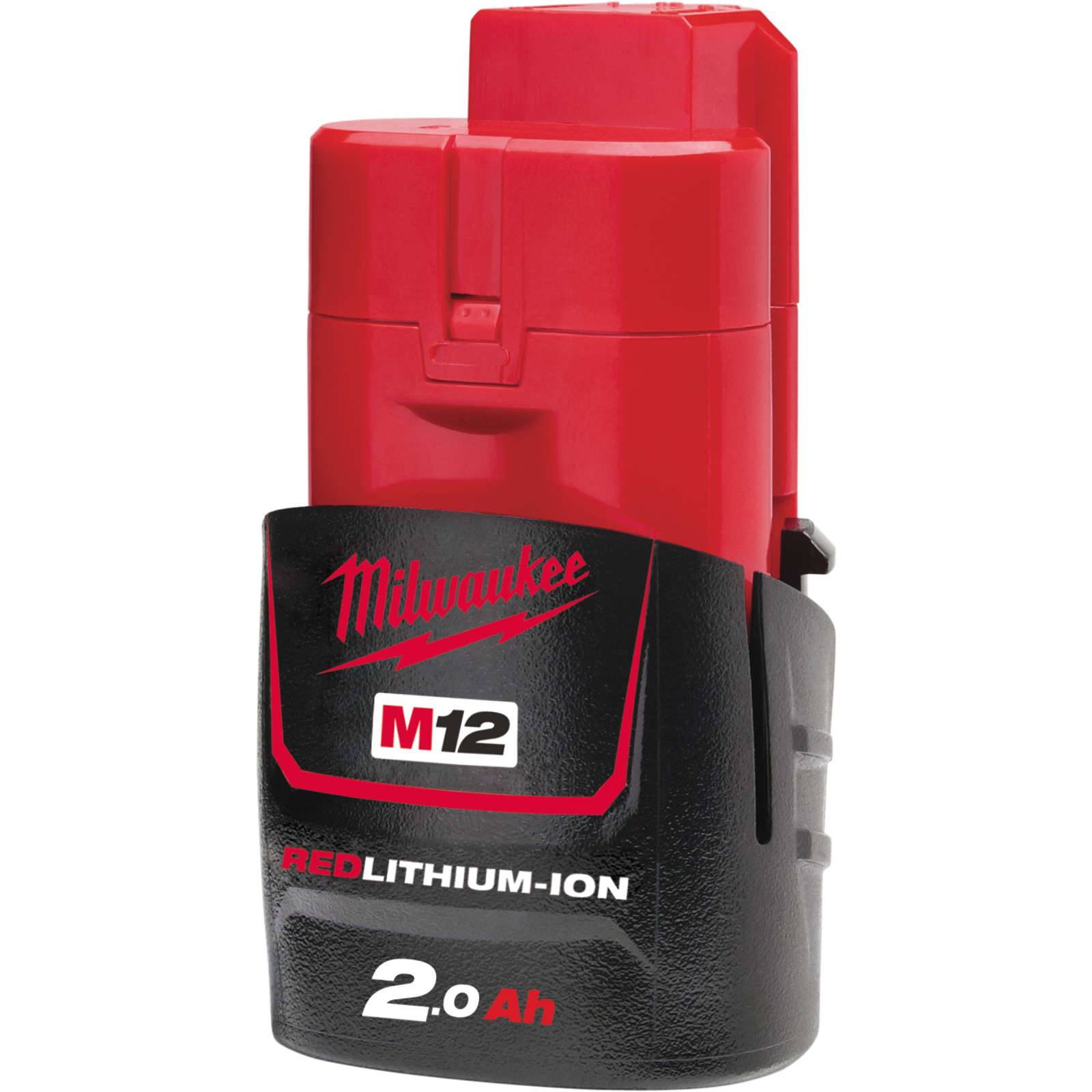 Milwaukee Akku M12B2 12V 2.0Ah Ersatzakku Akkupack Batterie Steckakku RedLithium