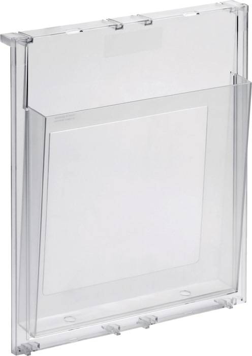Prospekthalter H326xB280xT59mm DIN A4 Acryl