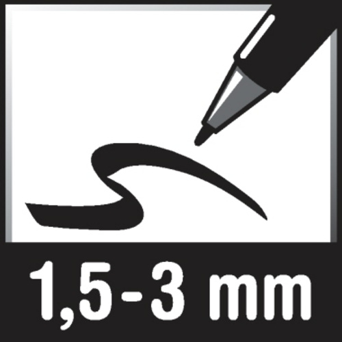 edding Permanentmarker retract 11  4-11002 Druckmechanik 1,5-3mm rt