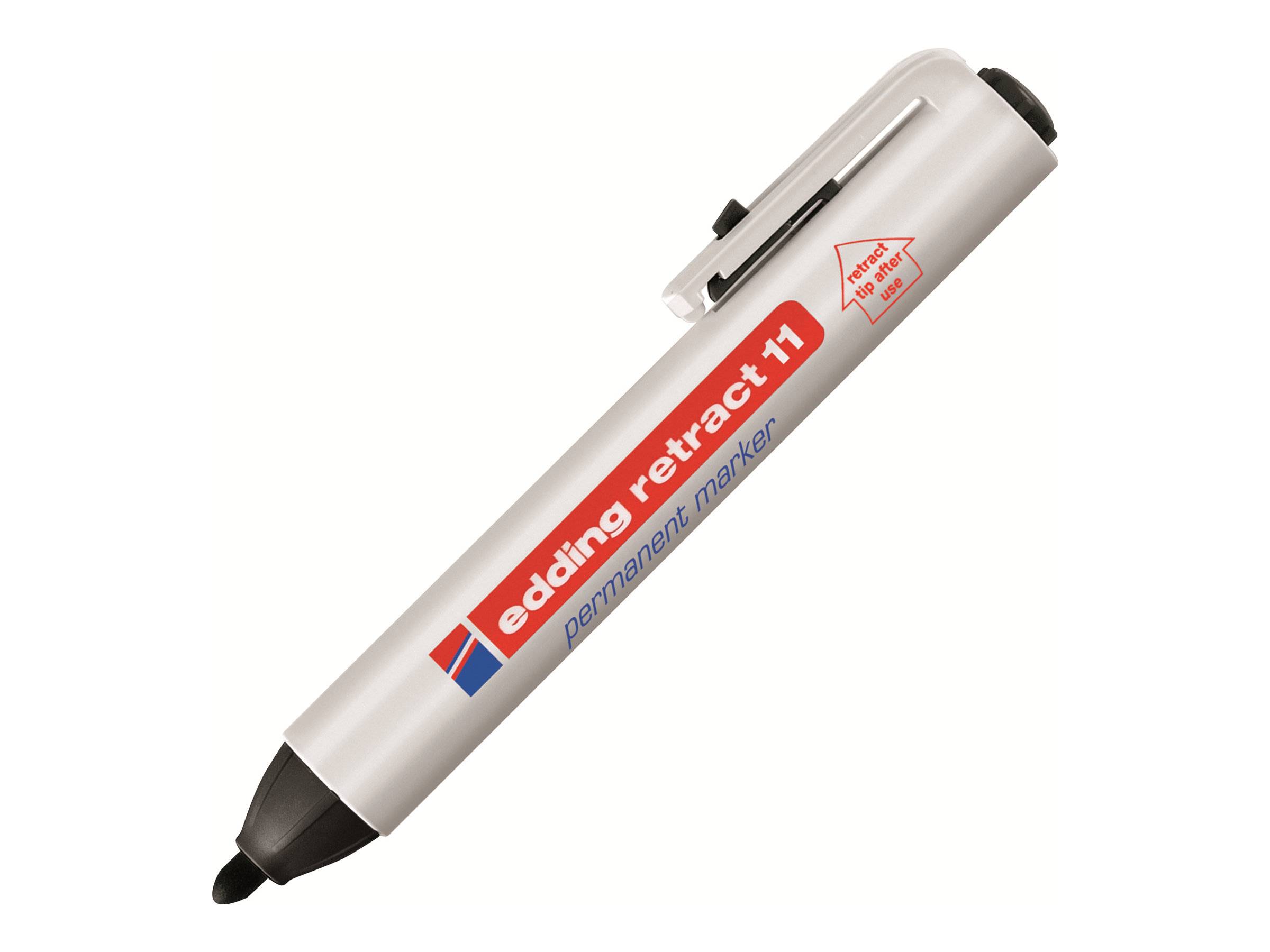 EDDING retract 11 - Marker - permanent - Schwarz