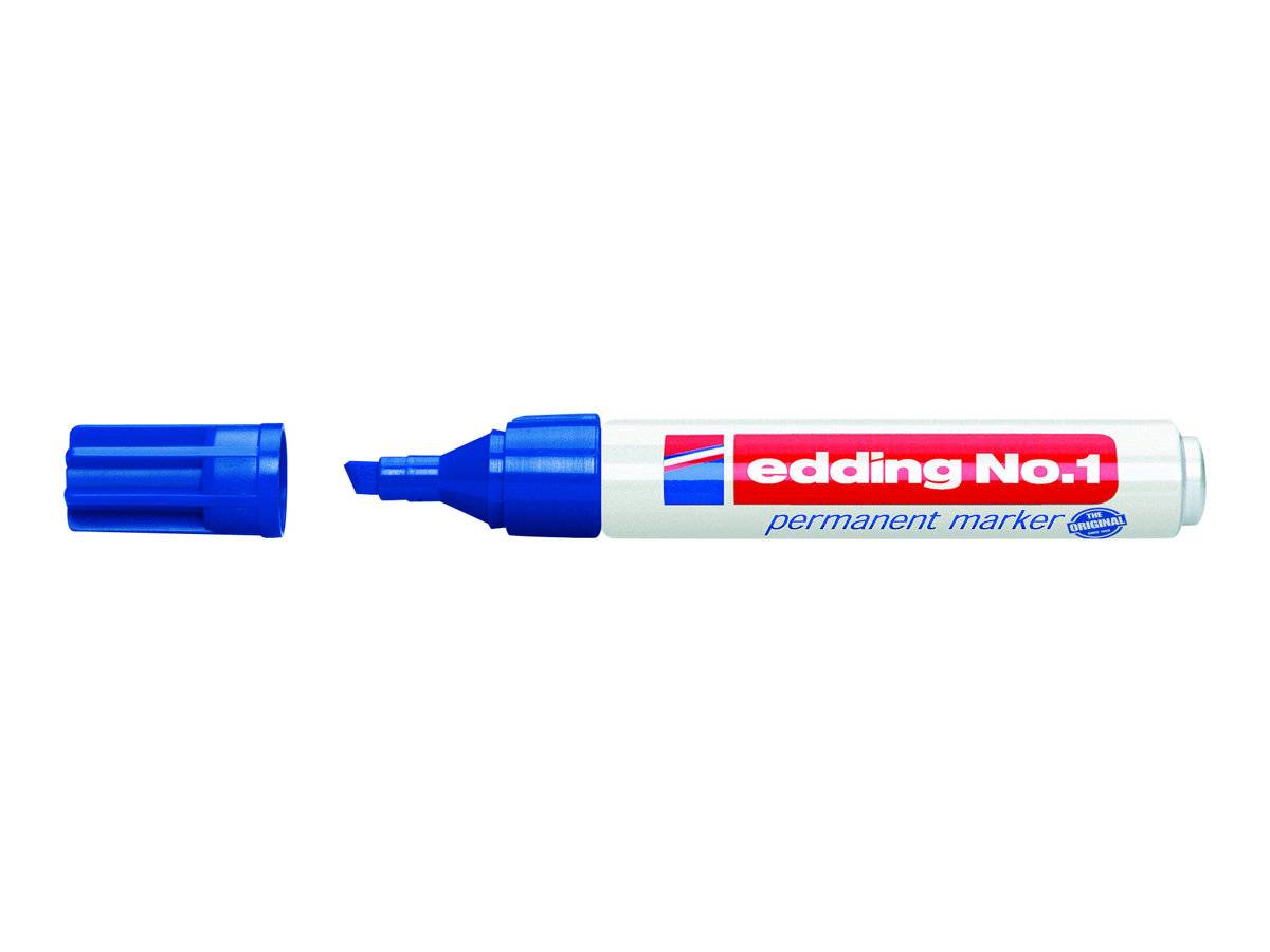 EDDING No.1 - Marker - permanent - Blau - 1-5