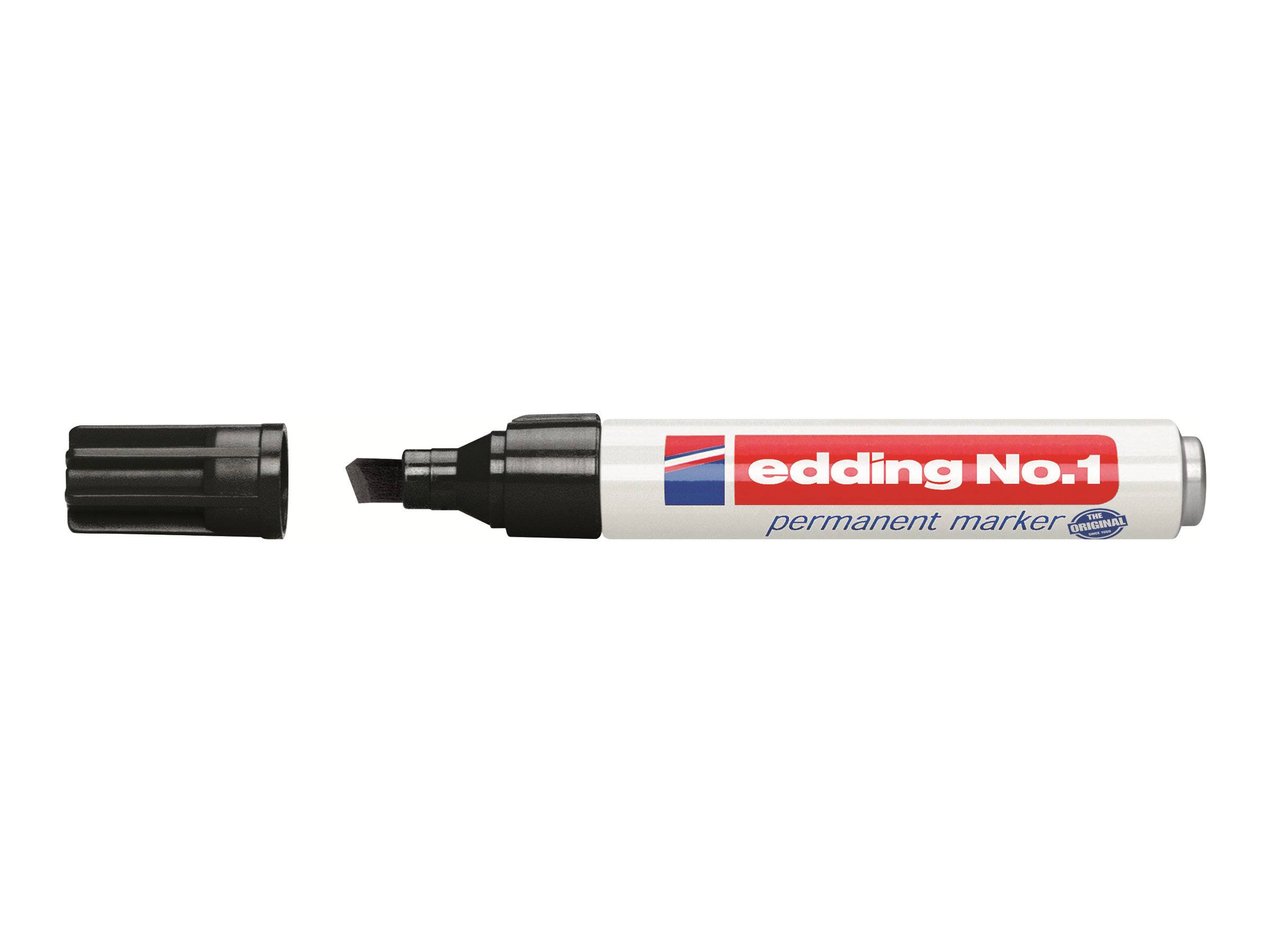 EDDING No.1 - Marker - permanent - Schwarz
