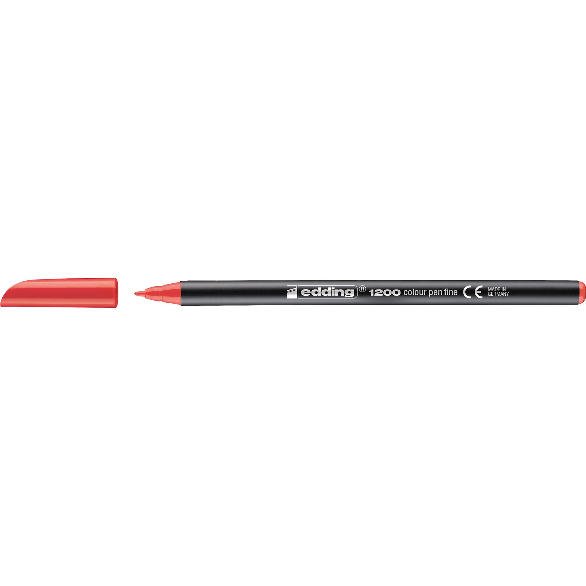 edding Fasermaler 1200 colourpen 4-1200002 rot