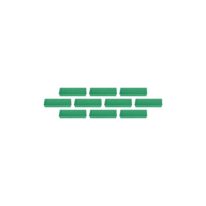 magnetoplan Rechteckmagnet, grün