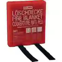 Löschdecke DIN EN 1869:2001 L1800xB1200mm silikonbesch.Glasfasergew.m.Hardbox Löschdecke DIN EN 1869:2001 L1800xB1200mm silikonbesch.Glasfasergew.m.Hardbox
