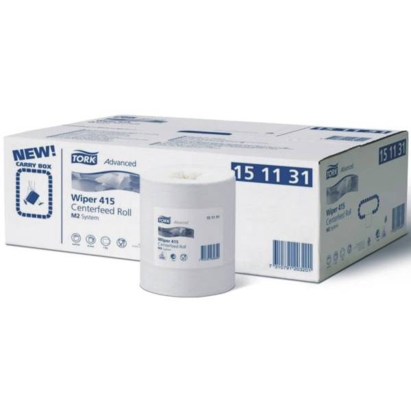 Wischtücher Advanced 415 1-lagig 20cmx320m weiß VE=6 Rollen