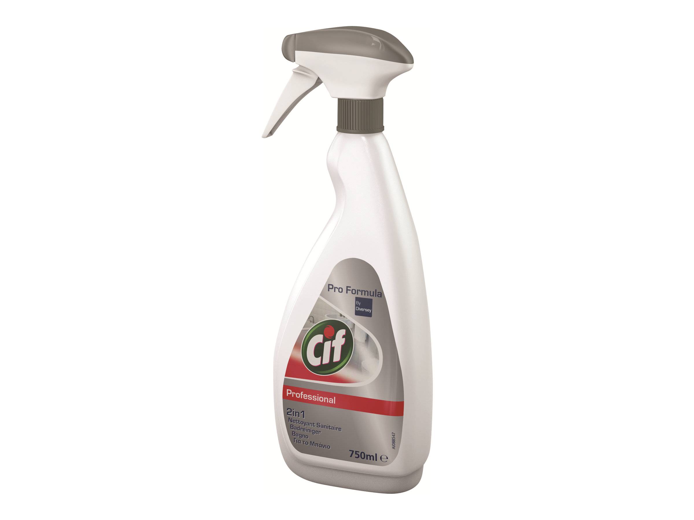 DIVERSEY - Cif Business Solutions 2 in 1 - Reiniger - Flüssigkeit - Sprühflasche - 750 ml - professionell (Packung mit 6