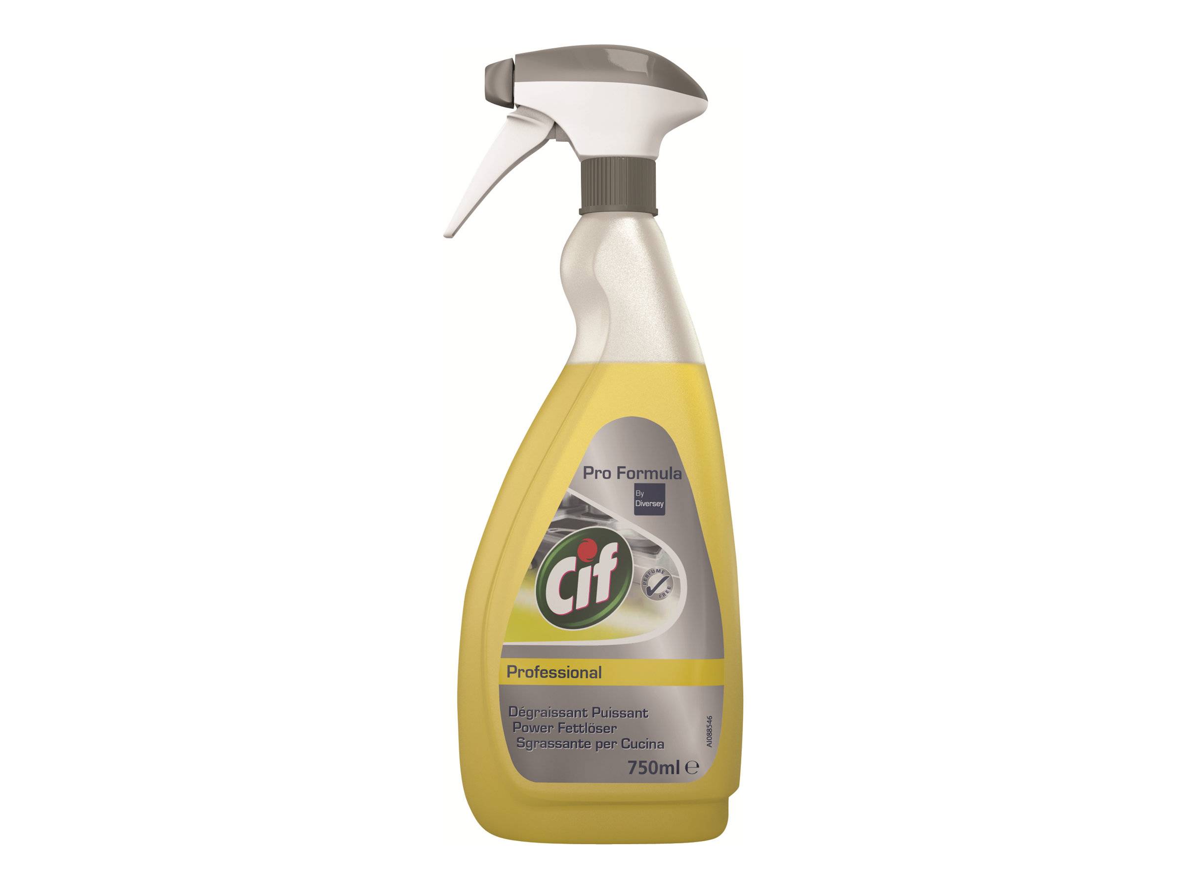 DIVERSEY - Cif Business Solutions - Entfetter - Flüssigkeit - Sprühflasche - 750 ml - professionell - Klargelb (Packung