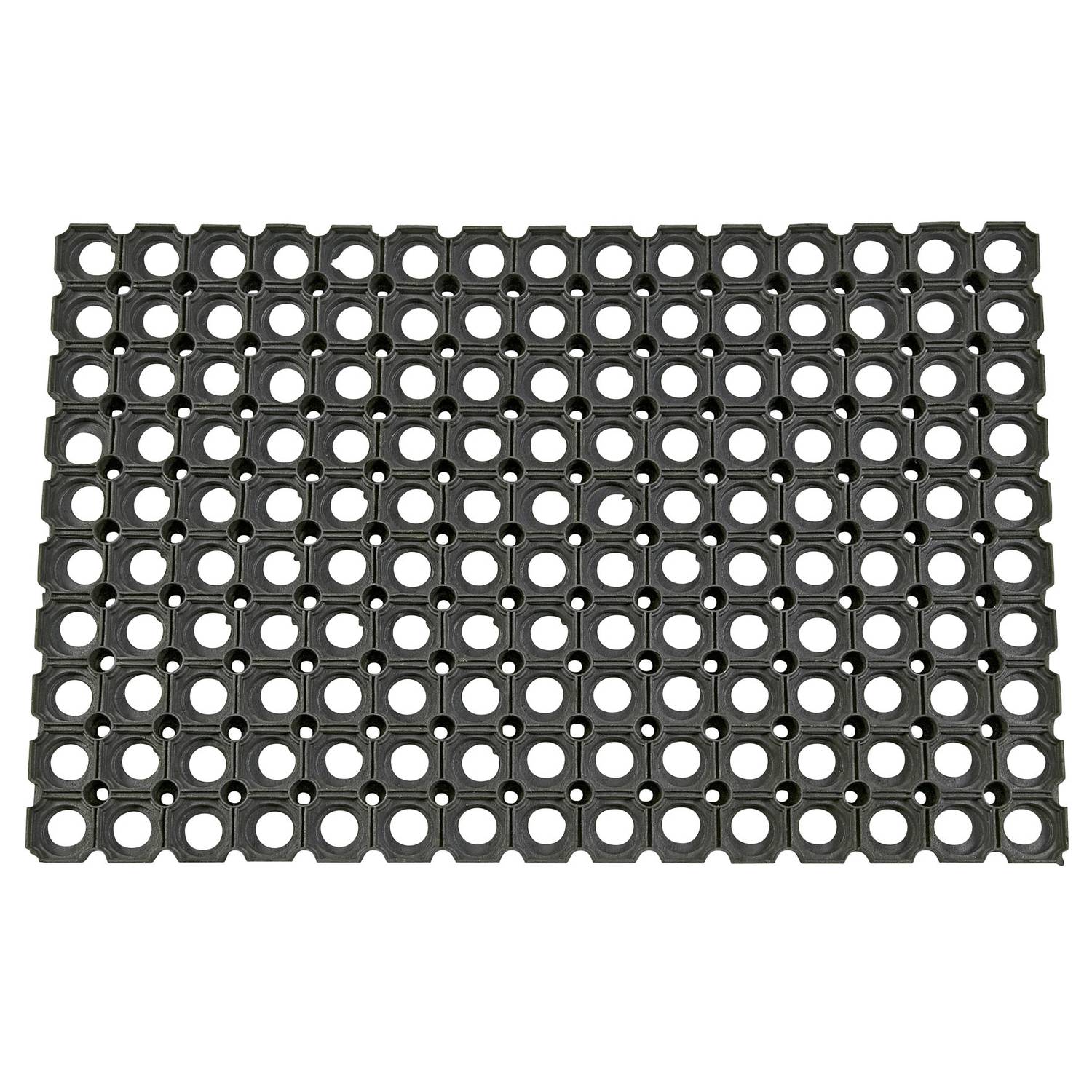 MD-Entree 505 1460 007 Gummi-Wabenmatte "Ringo" aus 100 % Gummi, 40 x 60 x 2,3 cm, schwarz