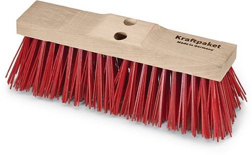 KRAFTPAKET 248240 Straßenbesen Elaston Länge 400 mm mit 2 Stiellöchern Sattelh