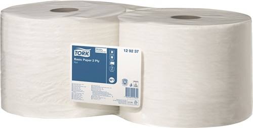 Putztuch TORK 129237 L340xB235ca.mm weiß 2 Rl./VE