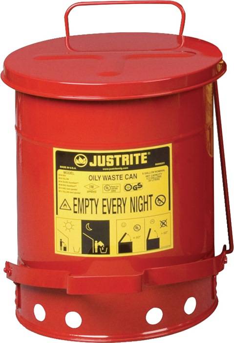 Sicherheitssammelbehälter 34l Stahlbl.D360xH460mm ASECOS