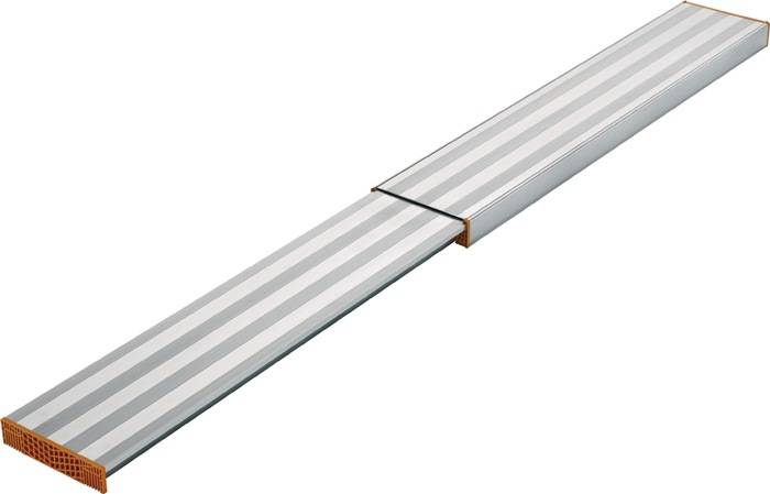 Arbeitsbohle Telesteg Bereich 1640-2900mm Alu.max.Gesamtbelastung 150kg LAYHER