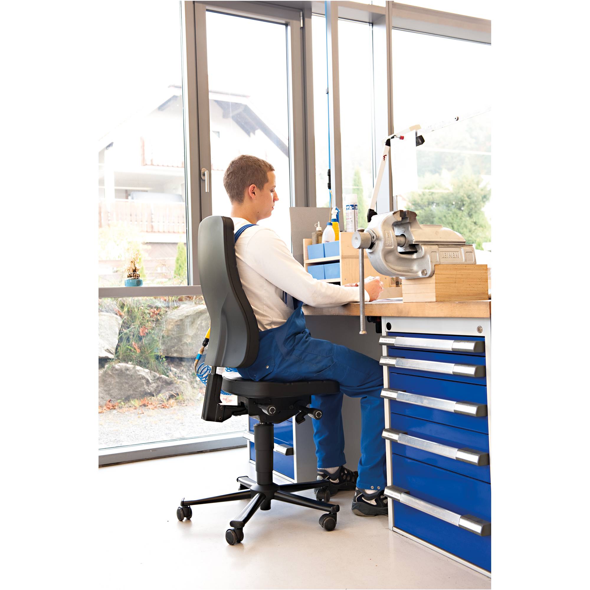 bimos Arbeitsdrehstuhl Highline 2 9643-CI01 All-in-One schwarz