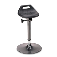 Stehhilfe Integralschaum Sitz-H.650-850mm STA anthrazit Tellerfuß BIMOS Stehhilfe Integralschaum Sitz-H.650-850mm STA anthrazit Tellerfuß BIMOS