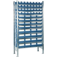 Steckregal H2000xB1000xT400mm Anbauregal 12 Stahlböden 32 x 4,16 x 5,16 x 6 Steckregal H2000xB1000xT400mm Anbauregal 12 Stahlböden 32 x 4,16 x 5,16 x 6