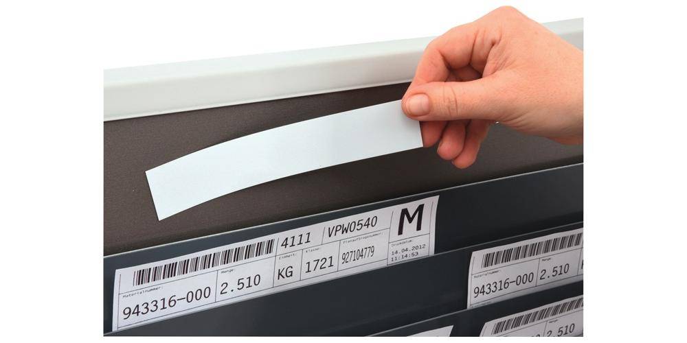 Eichner Planungstafel H1350xB260xT75 mm 1 Reihen Mit 25 Fächern