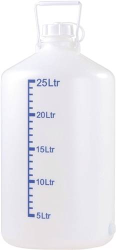 Ballon 25l HD-PE m.Tragebügel D275xH580mm m.Skala HÜNERSDORFF