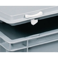 Ku.-Koffer L400xB300xH233mm PP 1 Griff Schiebeverschluss grau 20l Ku.-Koffer L400xB300xH233mm PP 1 Griff Schiebeverschluss grau 20l