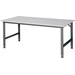 Werktisch Tom B2000xT1000xH760-1080mm Arbeitsplatte Melamin Gestell anthrazitgra Werktisch Tom B2000xT1000xH760-1080mm Arbeitsplatte Melamin Gestell anthrazitgra