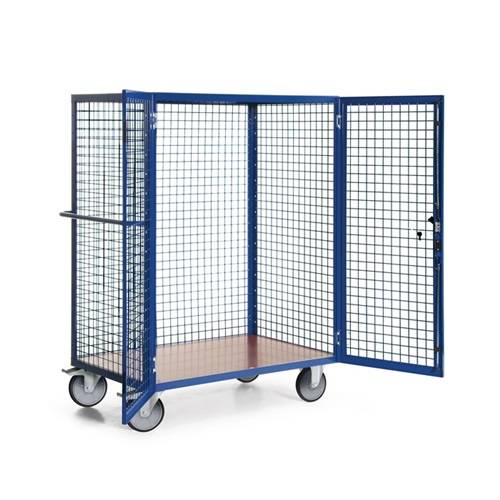 Schrankwagen, Serie R 600 mit Ladeflächen aus Multiplexholz, montagefrei