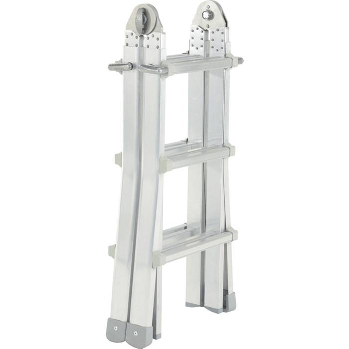 Teleskopleiter Variomax V 4x3Sprossen L.3,1m Arbeits-H.2,75-3,85m LM Zarges