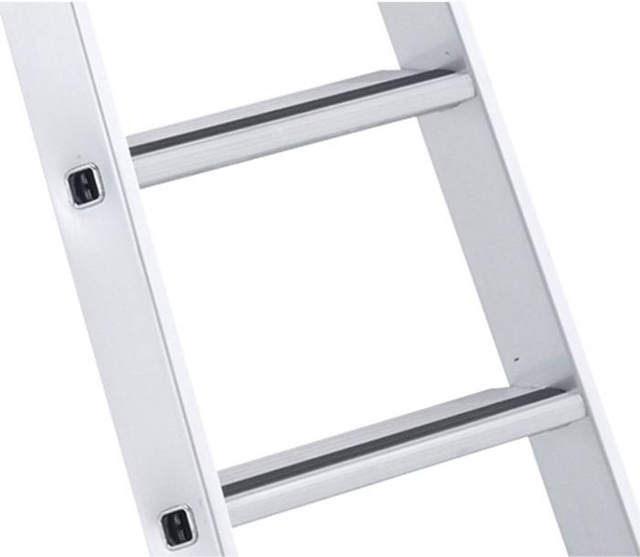 Stehleiter Meistertritt S 3Stufen L.1,75m Arbeits-H.2,8m LM gebördelt G.9,5kg