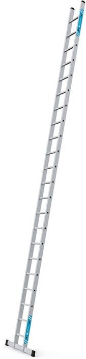 Sprossen-Anlegeleiter Alto L 22Sprossen L.6,41m Arbeits-H.7,15m Alu.gebördelt