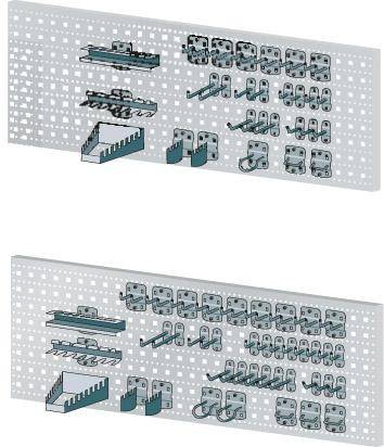 Lochplattenhaken-Set 40-teilig - Artikel: 7830933156