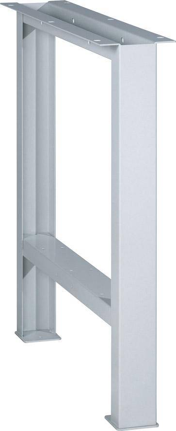 Werkbankfuß RAL 5012 Höhe 800mm für Plattentiefe 700 mm Tragkraft 400kg - Artikel: 7830933075