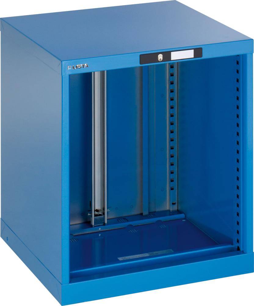 Schrankgehäuse 27x27 E B564xT572xH800mm RAL 5012 NH 700mm - Artikel: 7830306115