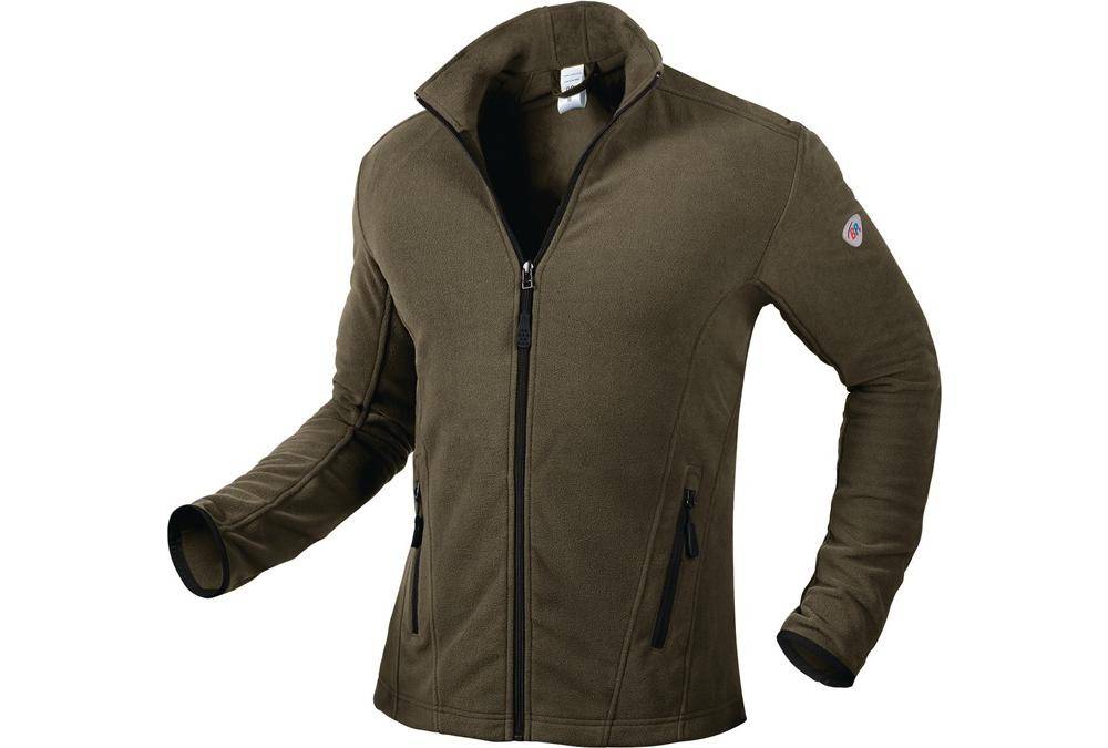 Fleecejacke Herren 1694, oliv,Gr.M