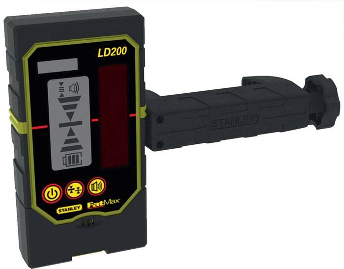 Laserempfänger Stanley LD200 Arbeitsbereich 50m m. Halterung für Linienlaser