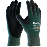 Schnittschutzhandschuhe MaxiFlex Cut 34-8743HCT Gr.9 grün/schwarz EN 388 PSA II Schnittschutzhandschuhe MaxiFlex Cut 34-8743HCT Gr.9 grün/schwarz EN 388 PSA II