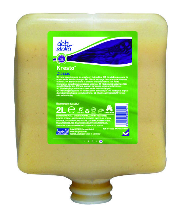 Handreinigungspaste Kresto Classic 2 l Kartusche mit Lösemittel