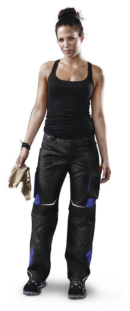 Damen-Hose Pulsschlag, schwarz/kornbl. Cordura 65%/35% PL/BW Gr. 50