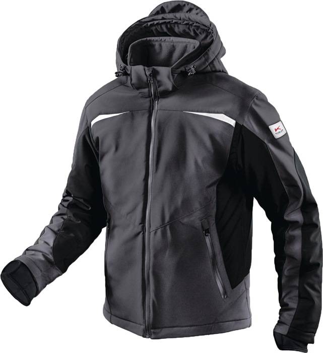 Wintersoftshelljacke FORM 1041 WEATHER Gr.XL anthrazit/schwarz KÜBLER